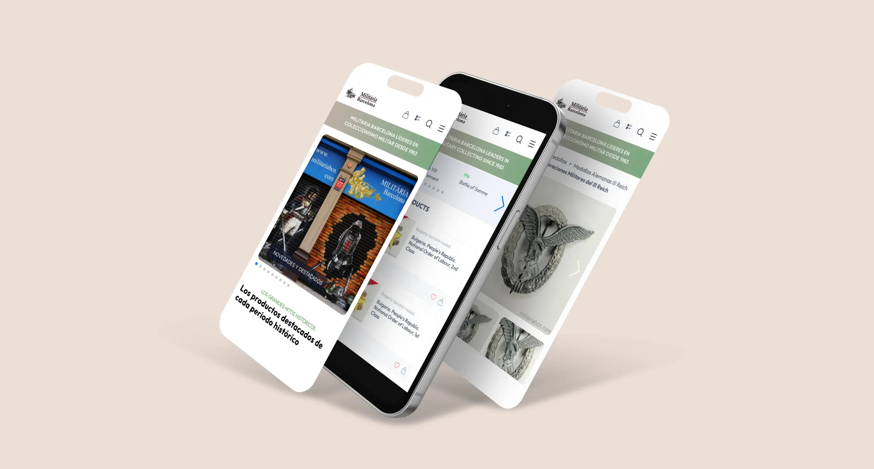 Militaria Barcelona — tienda ecommerce